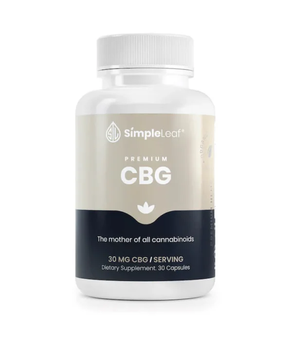 Simple Leaf CBG Capsules 900mg