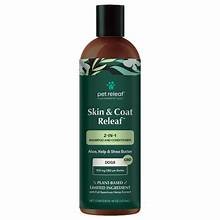 Pet Releaf Skin & Coat Releaf 2-in-1 Shampoo & Conditioner 16oz 100mg CBD (Aloe, Kelp, & Shea Butter)